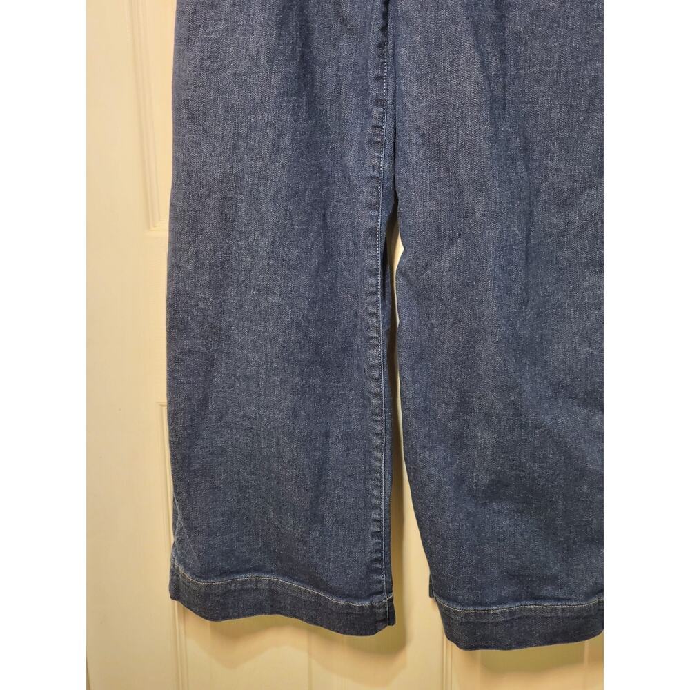 J.Crew Women’s High-Rise Wide-Leg Jeans Size 24 Blue Denim - Picture 10 of 13